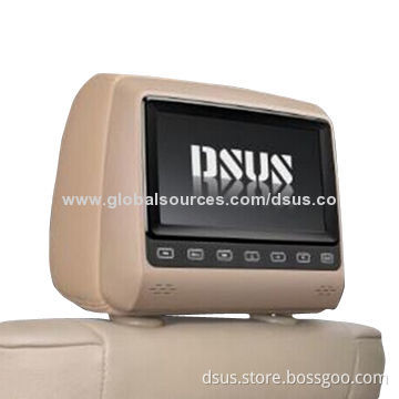 In-car DVD Player, Car Video/7 Inches with Touch Button/Slot-in/T-Flash/USB/FM and IR Transmitted